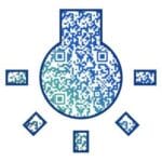 QR Code inside Light Shape