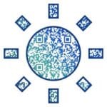 QR Code inside Sun Shape